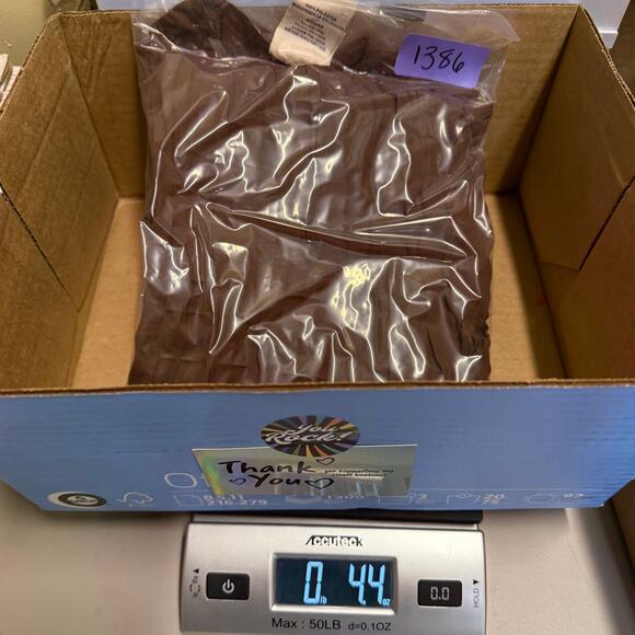 Faded Glory M Brown 3/4 Top Boho Whimsygoth Summer Cottage Fairy Sequin Plisse - Picture 10 of 10